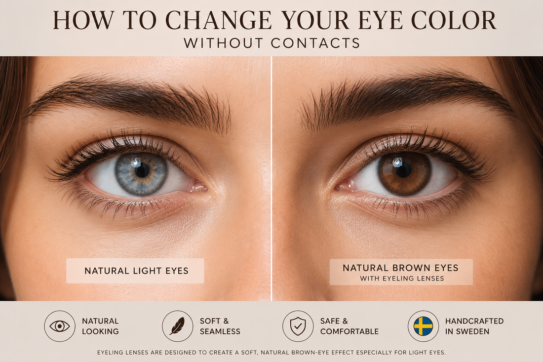 How to Change Your Eye Color Without Contacts