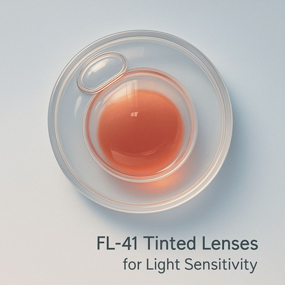 New! Eyeling FL41 light sensitivity contact lenses