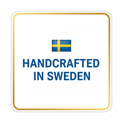 Handcrafted in Sweden Badge